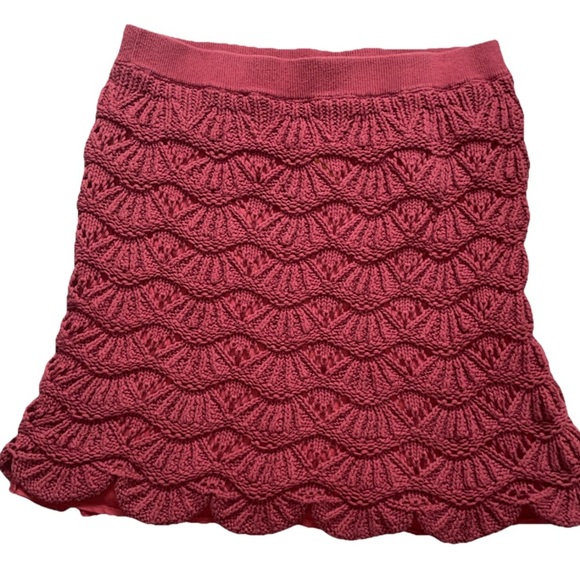 Vivienne Tam Vintage Skirt Women’s Medium Red Brown Lined Y2K Purple Label - Picture 2 of 10